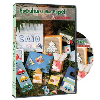 DVD ESCULTURA EM PAPEL - ACESS�RIOS 